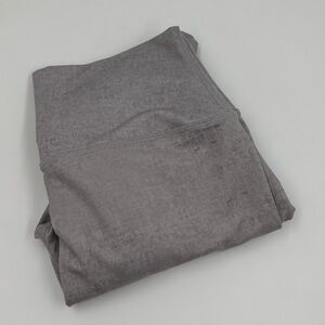 Alo‎ Women's L Cropped Gray Patterned Nylon Leggings